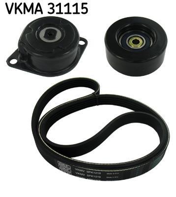 Kit de courroie d'accessoire (Courroie d’alternateur) SKF ref. VKMA 31115